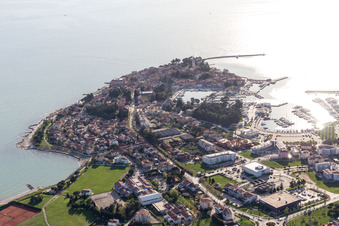 Antenal dans le département Gespanschaft Istrien, Croatie depuis l'avion