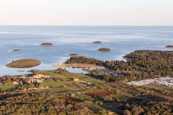 Stancija Valkanela dans le département Gespanschaft Istrien, Croatie vue du ciel