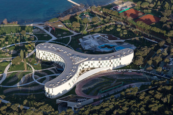 Rovinj dans le département Gespanschaft Istrien, Croatie vue du ciel