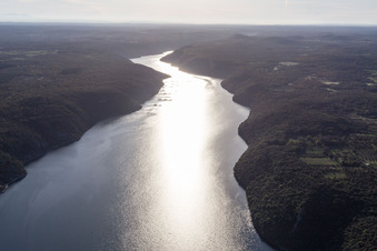 Vrsar dans le département Gespanschaft Istrien, Croatie vue d'en haut