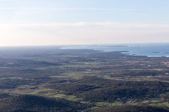 Vrsar dans le département Gespanschaft Istrien, Croatie hors des airs