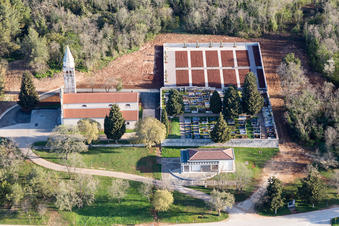 Fuškulin dans le département Gespanschaft Istrien, Croatie d'en haut