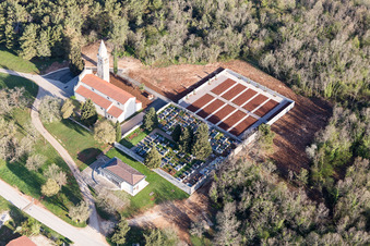 Fuškulin dans le département Gespanschaft Istrien, Croatie vue d'en haut