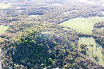 Vue aérienne de Valkarin dans le département Gespanschaft Istrien, Croatie