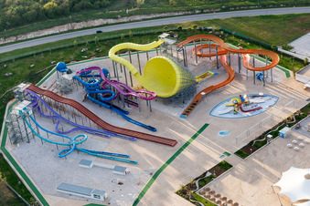 Image drone de Poreč dans le département Gespanschaft Istrien, Croatie