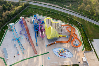 Poreč dans le département Gespanschaft Istrien, Croatie vu d'un drone