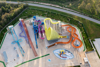 Vue aérienne de Poreč dans le département Gespanschaft Istrien, Croatie