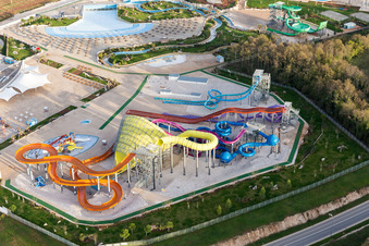 Poreč dans le département Gespanschaft Istrien, Croatie vue d'en haut