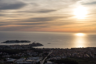 Vrvari dans le département Gespanschaft Istrien, Croatie d'en haut