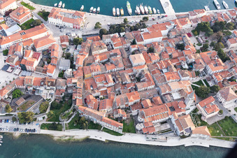 Poreč dans le département Gespanschaft Istrien, Croatie d'en haut