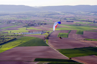 Enregistrement par drone de Hohwiller dans le département Bas Rhin, France