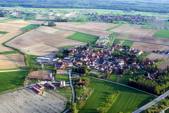 Photographie aérienne de Reimerswiller dans le département Bas Rhin, France