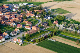 Reimerswiller dans le département Bas Rhin, France vue d'en haut