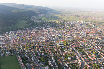 Vue aérienne de Neustadt an der Weinstraße dans le département Rhénanie-Palatinat, Allemagne