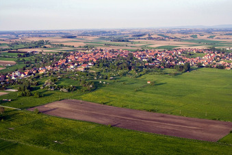 Surbourg dans le département Bas Rhin, France vue d'en haut