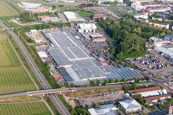 Vue aérienne de Quincaillerie Gillet à Landau in der Pfalz dans le département Rhénanie-Palatinat, Allemagne