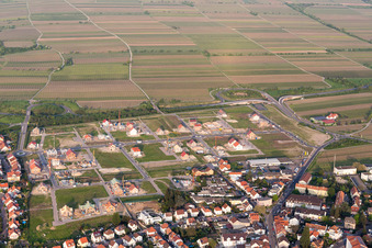 Vue aérienne de Fronhofallee S à Bad Dürkheim dans le département Rhénanie-Palatinat, Allemagne