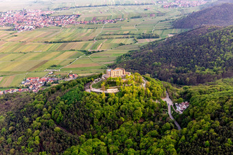 Vue oblique de Quartier Hambach an der Weinstraße in Neustadt an der Weinstraße dans le département Rhénanie-Palatinat, Allemagne