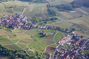 Vue aérienne de Quartier Gleiszellen in Gleiszellen-Gleishorbach dans le département Rhénanie-Palatinat, Allemagne