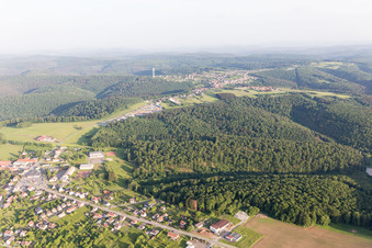 Lemberg dans le département Moselle, France d'en haut