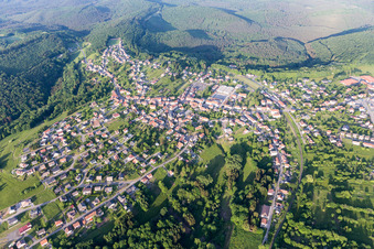 Lemberg dans le département Moselle, France vue d'en haut