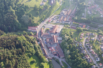 Vue aérienne de Saint-Louis-lès-Bitche dans le département Moselle, France