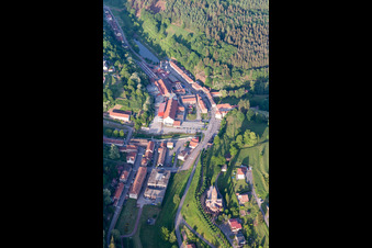 Vue oblique de Saint-Louis-lès-Bitche dans le département Moselle, France