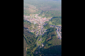 Vue oblique de Cherche à Soucht dans le département Moselle, France