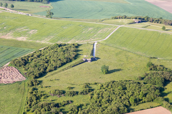 Vue aérienne de Casemate (Ligne Maginot) de Rohrbach-lès-Bitche à Rohrbach-lès-Bitche dans le département Moselle, France