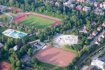 Photographie aérienne de Landau in der Pfalz dans le département Rhénanie-Palatinat, Allemagne