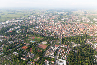 Vue oblique de Landau in der Pfalz dans le département Rhénanie-Palatinat, Allemagne
