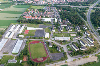 Vue aérienne de Quartier Rinkenbergerhof in Speyer dans le département Rhénanie-Palatinat, Allemagne