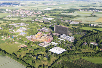 Vue oblique de Quartier Lerchenberg in Mainz dans le département Rhénanie-Palatinat, Allemagne