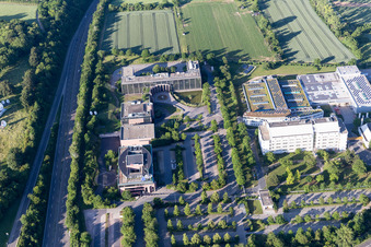 Vue aérienne de Quartier Marienborn in Mainz dans le département Rhénanie-Palatinat, Allemagne