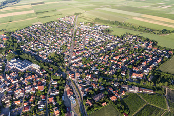 Image drone de Westhofen dans le département Rhénanie-Palatinat, Allemagne
