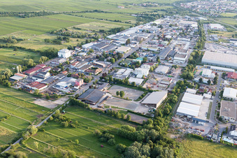 Photographie aérienne de Zone industrielle de Bruchstr à Bad Dürkheim dans le département Rhénanie-Palatinat, Allemagne