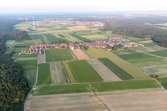Quartier Hayna in Herxheim bei Landau dans le département Rhénanie-Palatinat, Allemagne vue du ciel