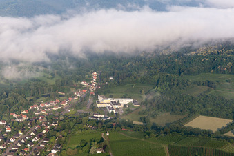 Photographie aérienne de Clinique à Wissembourg dans le département Bas Rhin, France
