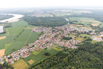 Photographie aérienne de Dalhunden dans le département Bas Rhin, France