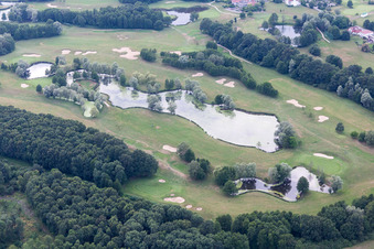Vue oblique de Club de golf à Soufflenheim dans le département Bas Rhin, France