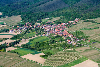 Rott dans le département Bas Rhin, France vue du ciel