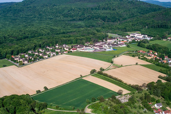 Photographie aérienne de Birlenbach à Drachenbronn-Birlenbach dans le département Bas Rhin, France