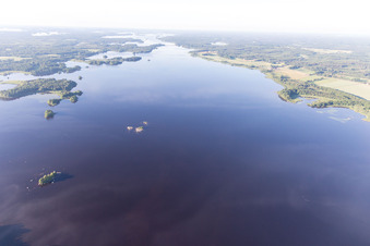 Photographie aérienne de Skäggalösa dans le département Kronoberg, Suède
