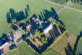 Skatelöv dans le département Kronoberg, Suède depuis l'avion