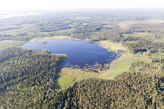 Photographie aérienne de Flogmyran dans le département Kronoberg, Suède