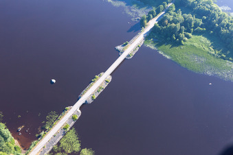 Tvetaryd dans le département Kronoberg, Suède d'en haut