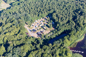 Vue oblique de Torne dans le département Kronoberg, Suède