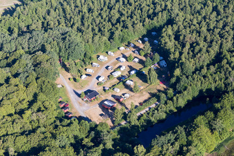 Torne dans le département Kronoberg, Suède d'en haut
