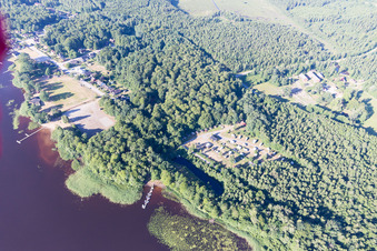 Torne dans le département Kronoberg, Suède vue du ciel