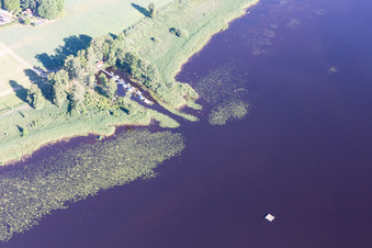Image drone de Torne dans le département Kronoberg, Suède